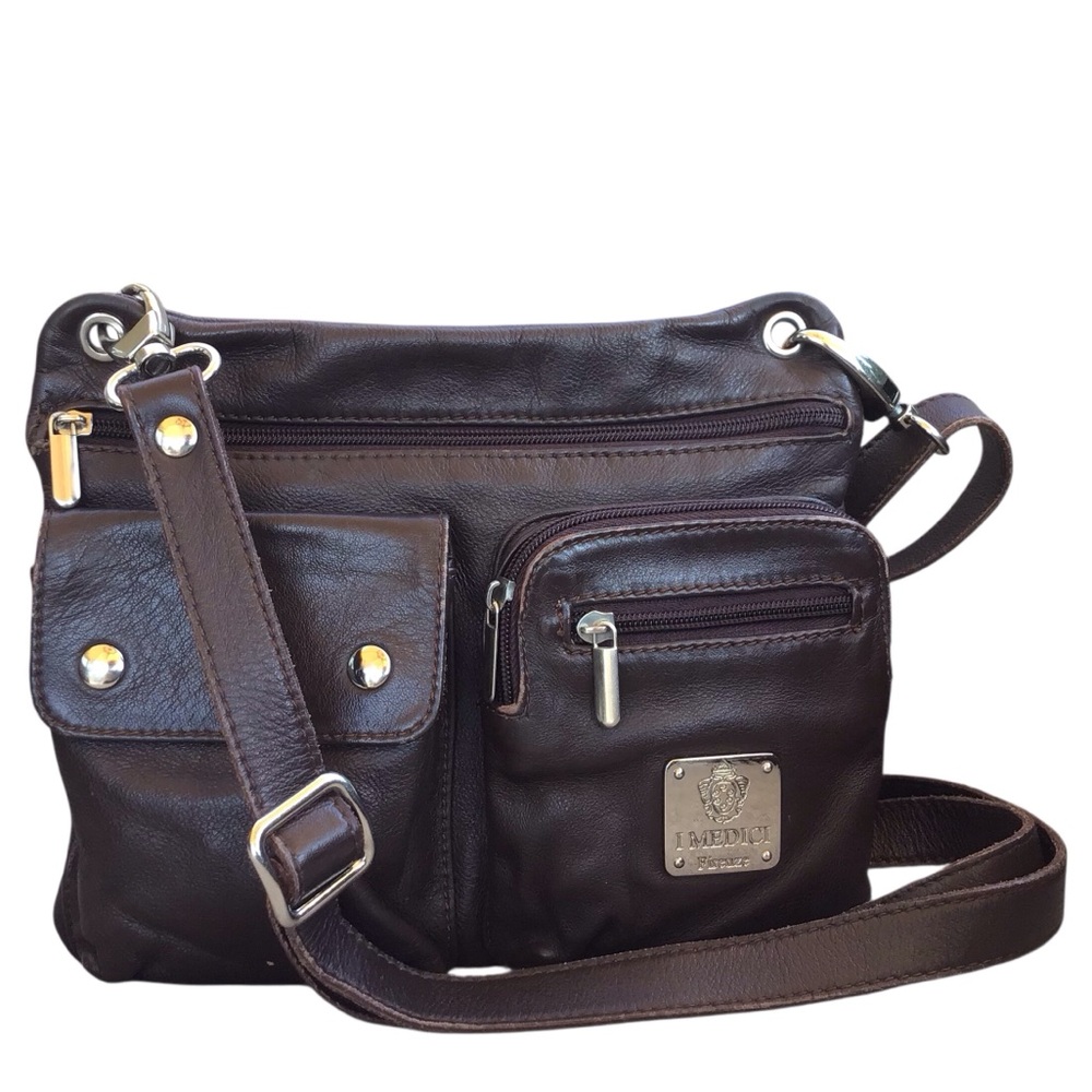 I Medici 🇮🇹 Italian Leather Brown Bag